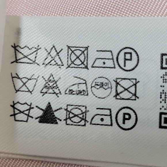 Zara Pale Pastel Pink Buttoned Lined Collared Blazer Vest Jacket Size Medium M - Picture 16 of 16